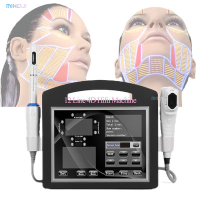 Αγορά 4D λευκή μηχανή ομορφιάς Hifu M001 20000 πυροβολισμοί φυσίγγιο 12 γραμμή Hifu μηχανή σώματος online manufacture