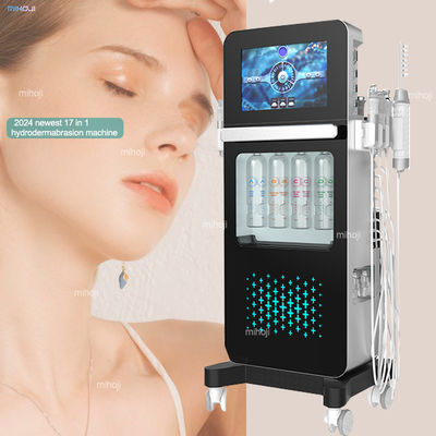 kaufen 17 in 1 vertikale Hydrafacial-Maschine mit 17 Griffen und 2 Jahre Garantie für professionelle Hautpflege online manufacture