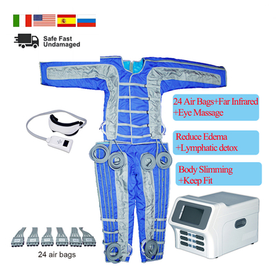 Infrared Pressotherapy Machine with 24 Air Bags for Lymphatic Drainage